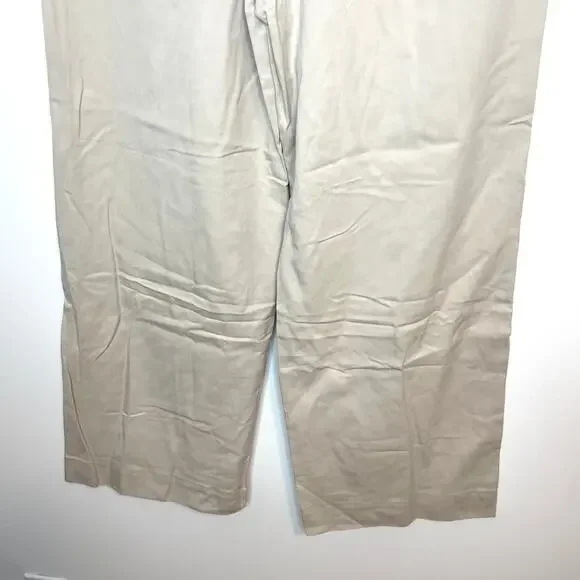 Everlane The Way-High Drape Pant In Sandstone Size 12 Short New - Picture 11 of 14